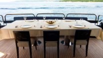 Yacht CASSIOPEIA -   Aft Deck Al Fresco Dining
